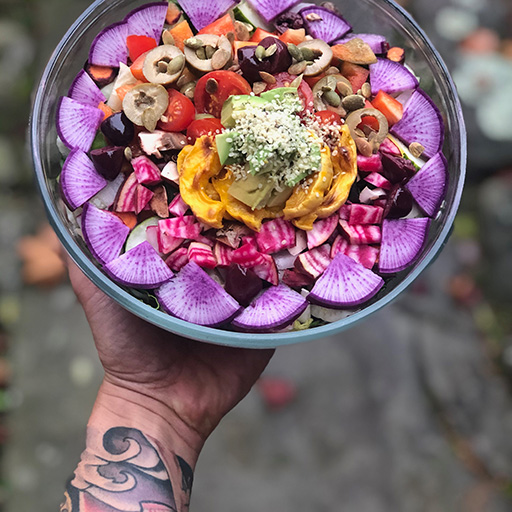 Lasting Connections Spring Retreat Healthy Salad