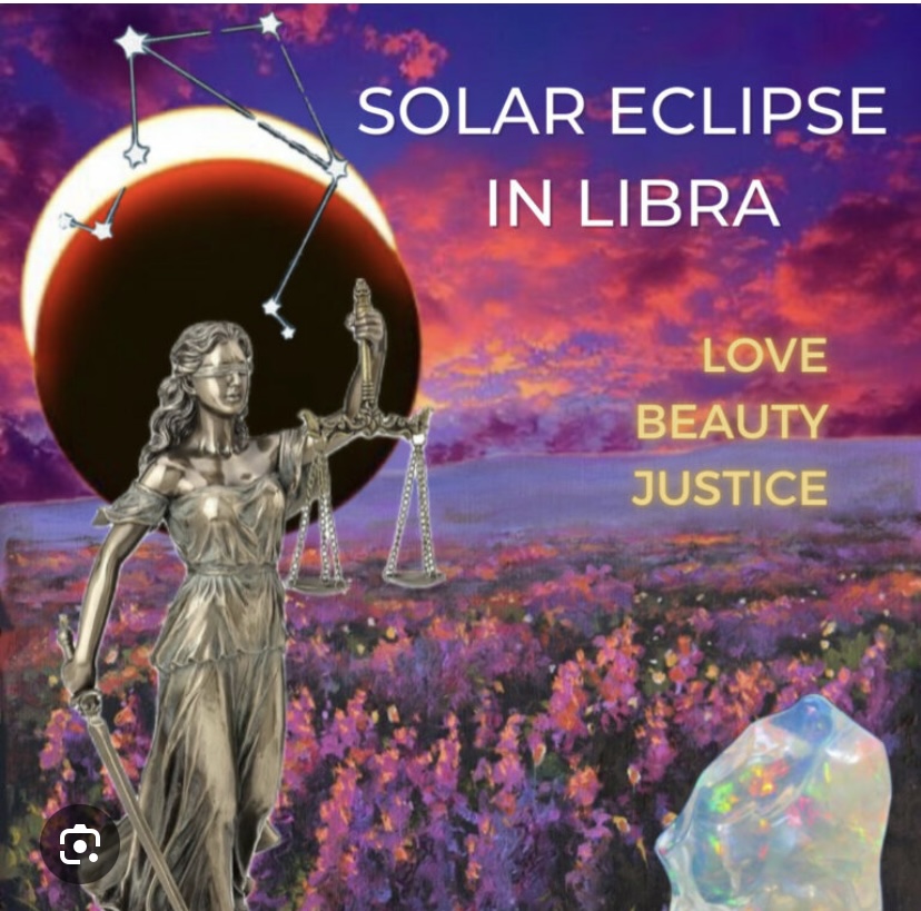 THE NEW MOON AND SOLAR ECLIPSE IN LIBRA